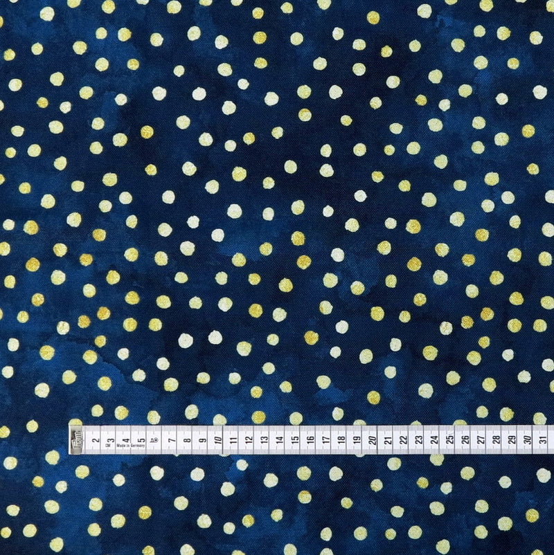 Gold Dots Navy