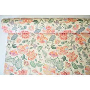 linen-flowers-cotton-upholstery-fabric-textile - MagnoliaFabric