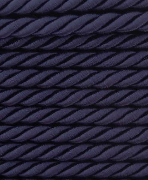 Navy Blue Flanged Cord 5mm