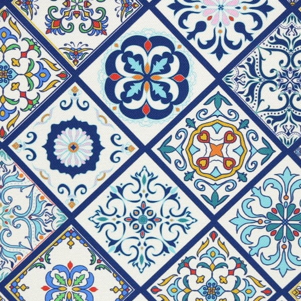 Blue Portugal Tiles - MagnoliaFabric