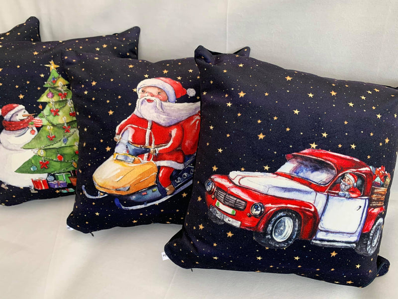 christmas home decoration set of cushions