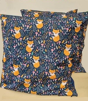 Foxy Pillow Cover 40x40cm+ Zippered - MagnoliaFabric