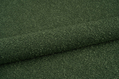 green boucle upholstery furnishing fabric