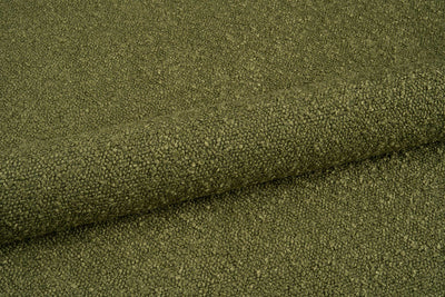 green boucle furnishing fabric