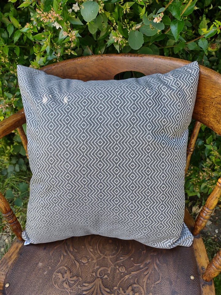 luxury grey garden pillowcase 45x45