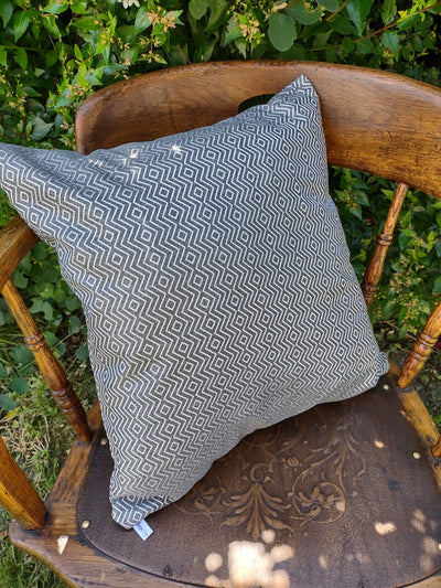 geometric grey outdoor pillowcase