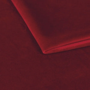 red shiny furnishing velvet fabric