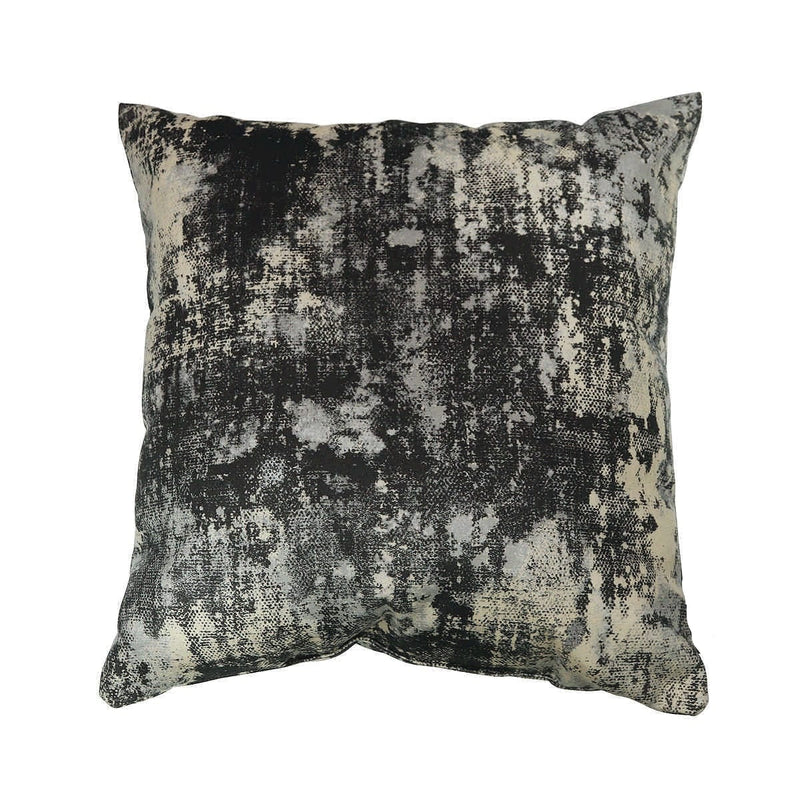 Black Camouflage Abstract Decorative Velvet Cushion 40x40cm+ - MagnoliaFabric