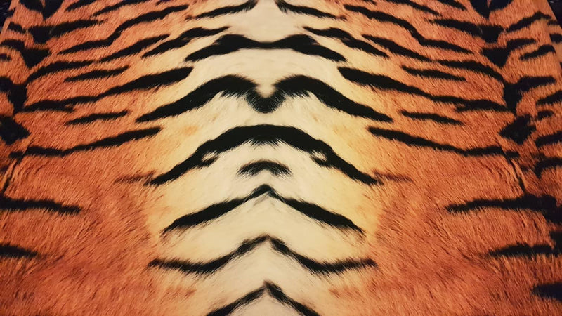 tiger fake skin fabric for home decor