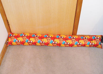 velvet draught excluder made to measure