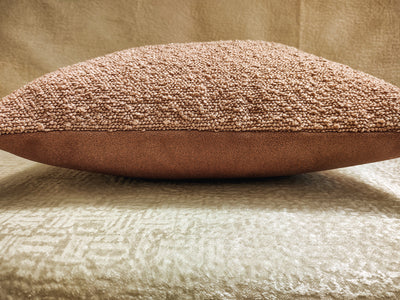 Light Pink Boucle & Dotted Velvet - MagnoliaFabric