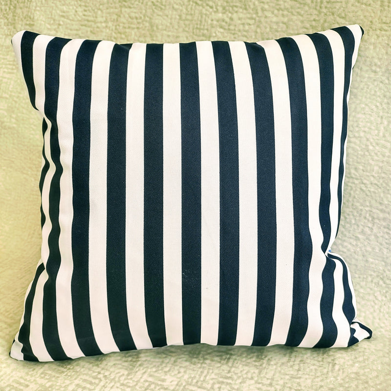 Marine Style Stripped Pillow Cover 40x40cm+ Zippered - MagnoliaFabric