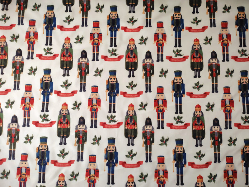 Christmas Soldiers Velvet - MagnoliaFabric