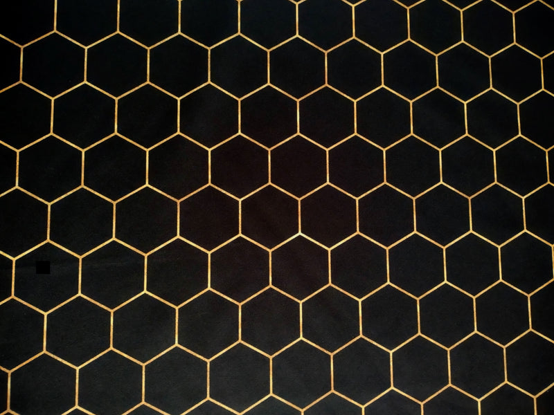 Black Honeycomb - MagnoliaFabric