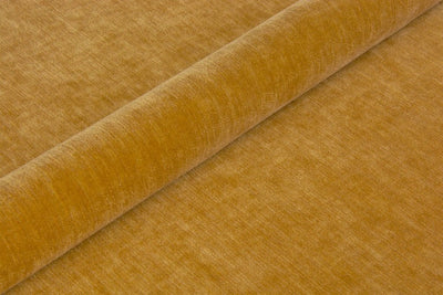 warm yellow furnishing chenille velvet fabric