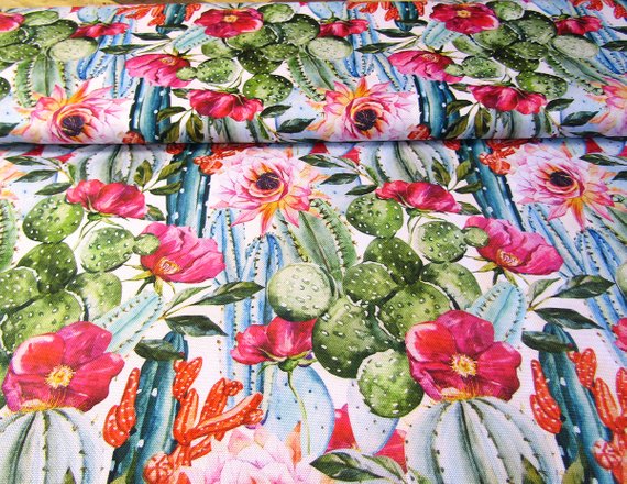 floral outdoor fabric