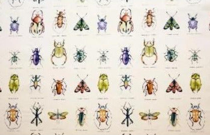 insect furnishing cotton linen fabric