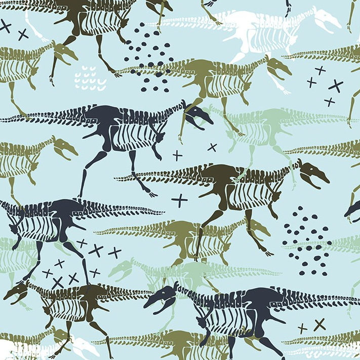 Dinosaurs Cotton - MagnoliaFabric