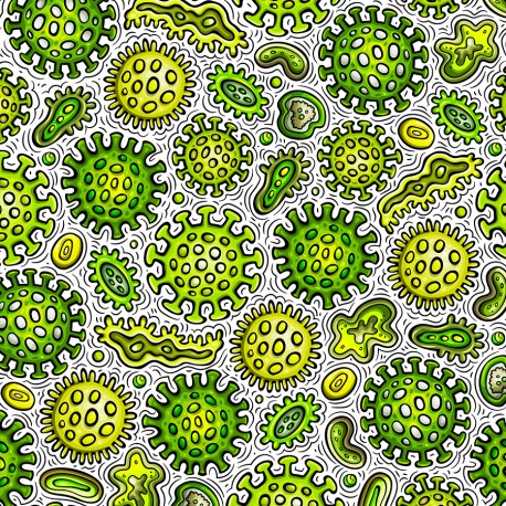 green virus cotton oeko tex fabric