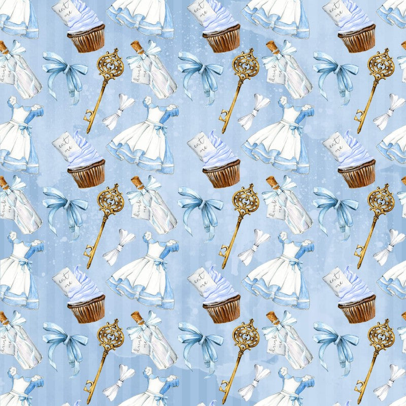 Alice in Wonderland Cotton - MagnoliaFabric