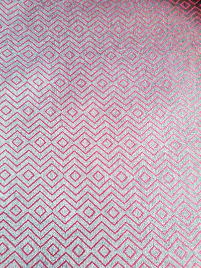 Luxury Embroidered Fuschia Outdoor Fabric - MagnoliaFabric