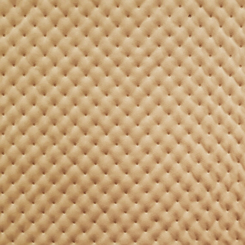 camel beige quilted velvet fabric for upholstery