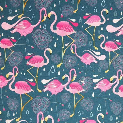 pink flamingos outdoor waterproof fabric