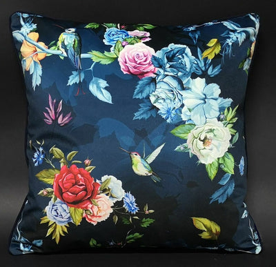 blue decorative cushion 45x45