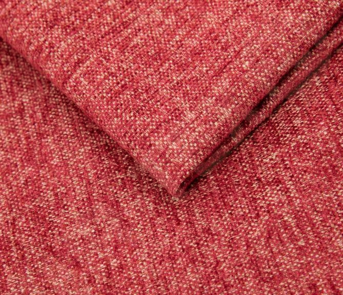 red chenille furnishing fabric