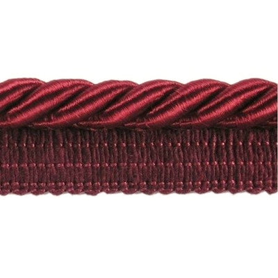 Red Wine Flanged Cord 5mm - MagnoliaFabric