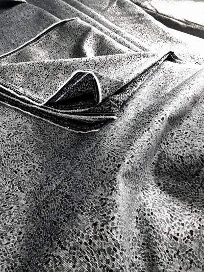 luxury silver shiny outdoor waterproof fabric
