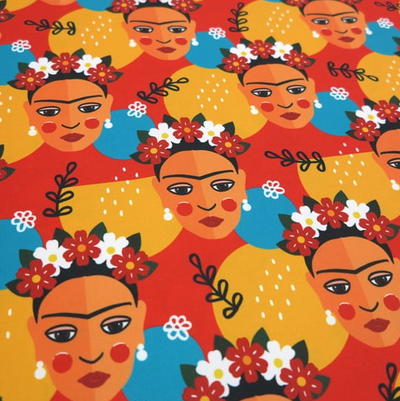 frida kahlo outdoor waterproof fabric